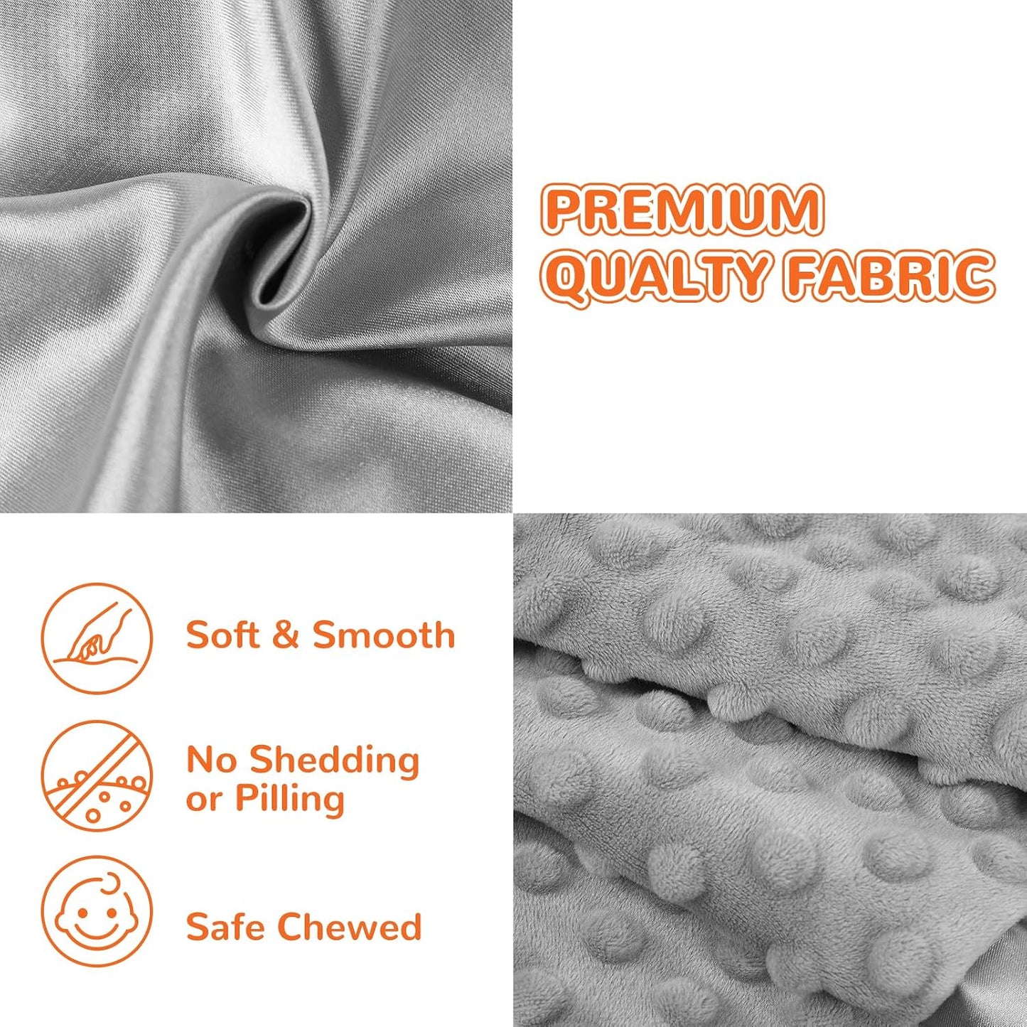 Baby Security Blanket, Soft Baby Lovey Toy Blanket for Boys and Girls, Snuggle Toy Lovie Newborn Gift, Unisex Baby Plush Gray Elephant 16 Inch